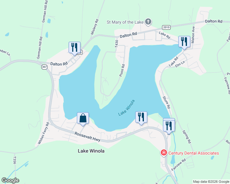 map of restaurants, bars, coffee shops, grocery stores, and more near 226 3rd Street in Dalton