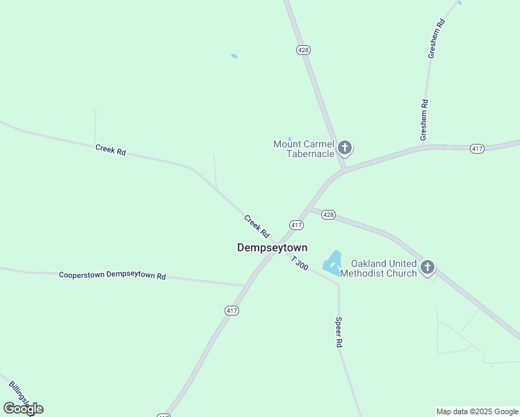 map of restaurants, bars, coffee shops, grocery stores, and more near 2111 Creek Road in Cooperstown