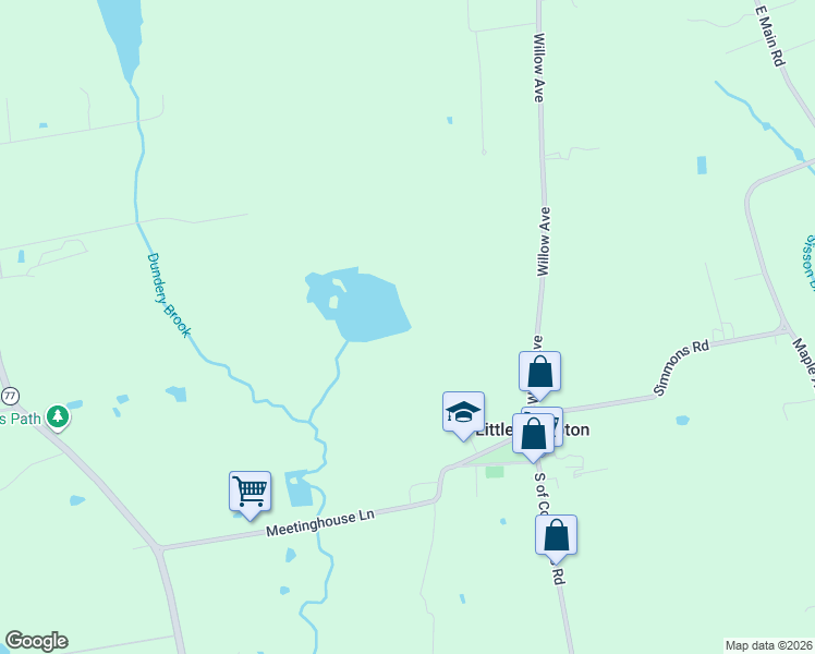 map of restaurants, bars, coffee shops, grocery stores, and more near in Little Compton