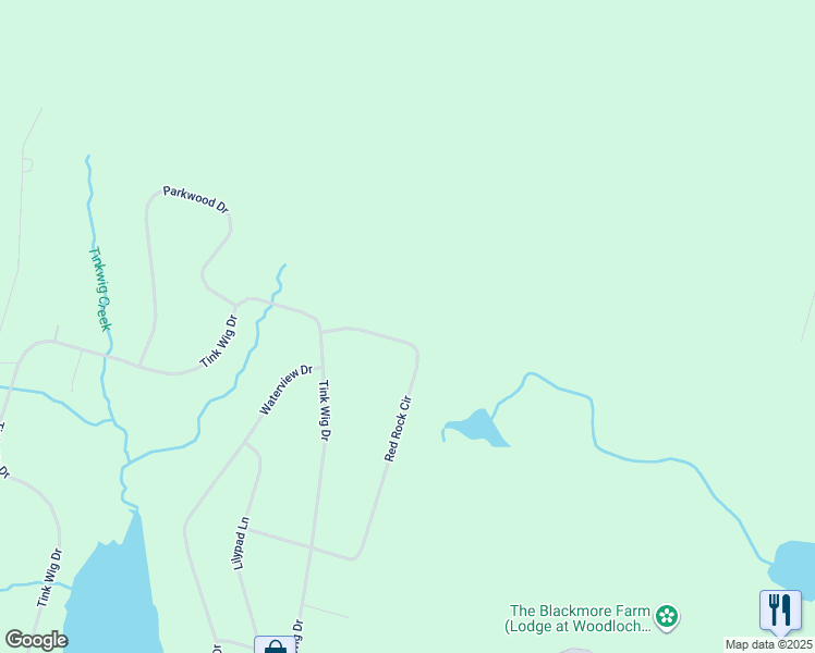 map of restaurants, bars, coffee shops, grocery stores, and more near 147 Red Rock Cir in Hawley
