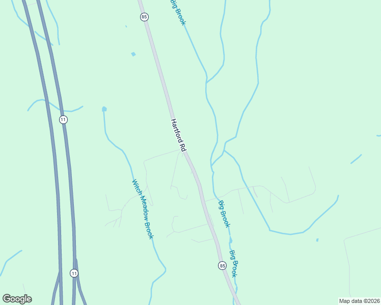 map of restaurants, bars, coffee shops, grocery stores, and more near 624 Hartford Road in Salem