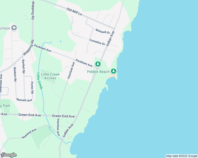 map of restaurants, bars, coffee shops, grocery stores, and more near 761 Indian Avenue in Middletown