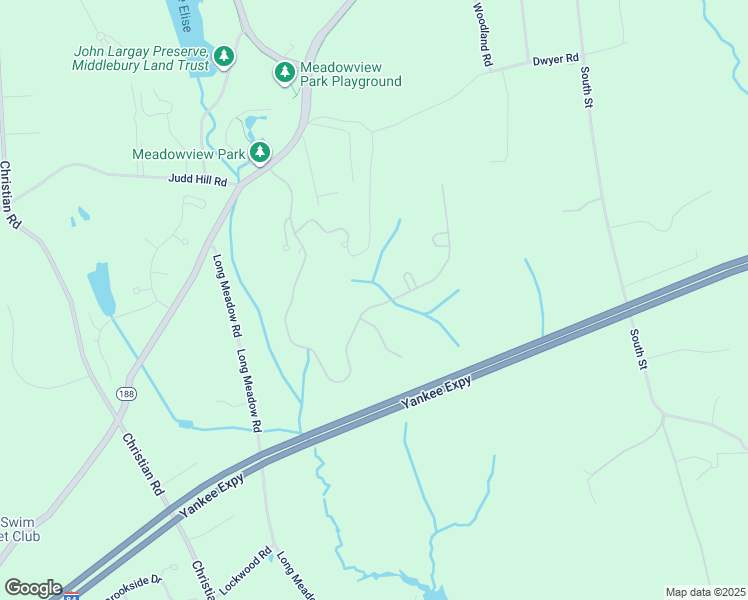 map of restaurants, bars, coffee shops, grocery stores, and more near 134 Ridgewood Drive in Middlebury