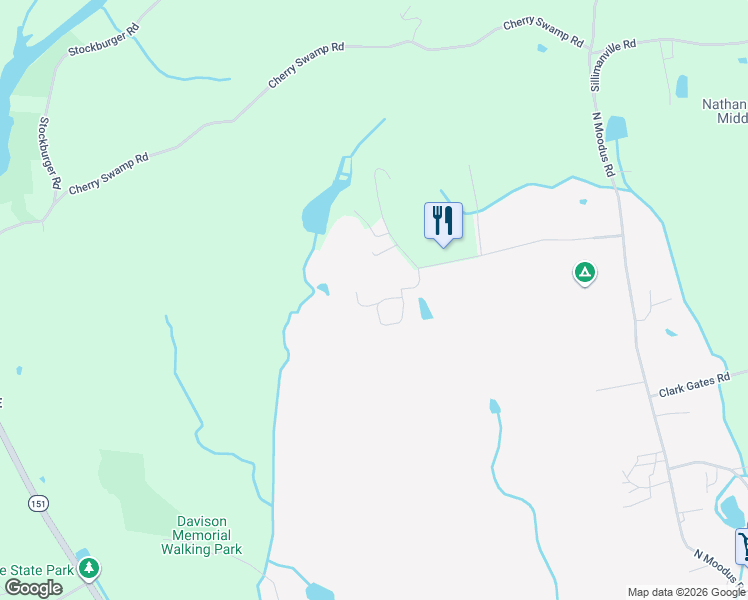 map of restaurants, bars, coffee shops, grocery stores, and more near 11 Augusta Circle in East Haddam