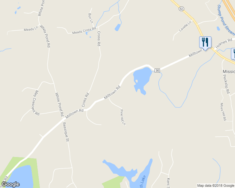 map of restaurants, bars, coffee shops, grocery stores, and more near 173 Milltown Road in Holmes