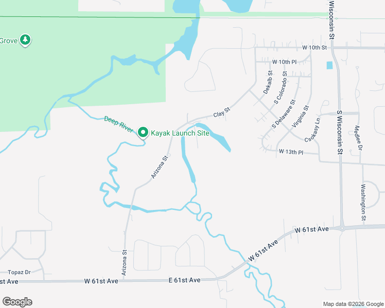 map of restaurants, bars, coffee shops, grocery stores, and more near 1498 S Wabash St in Hobart