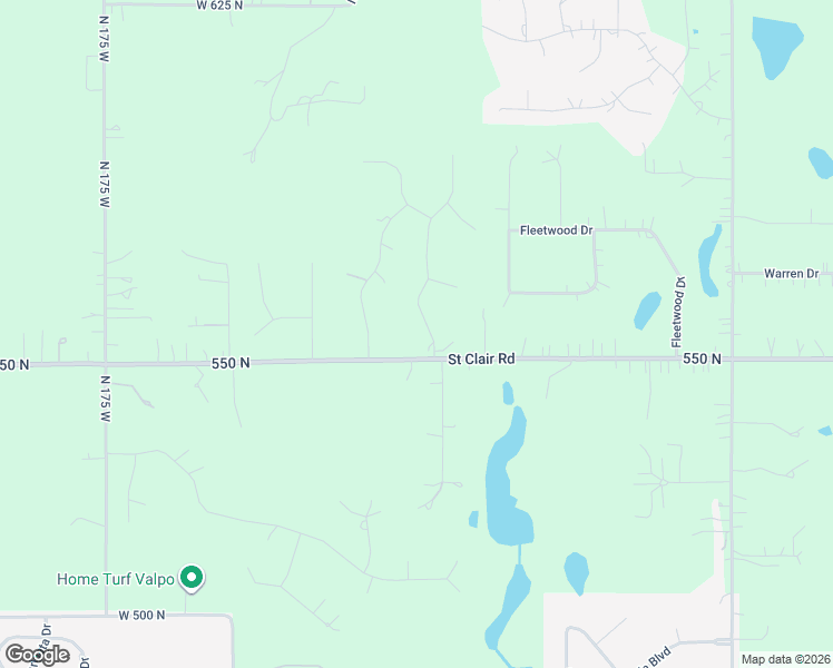 map of restaurants, bars, coffee shops, grocery stores, and more near 501-553 Shatz Drive North in Valparaiso