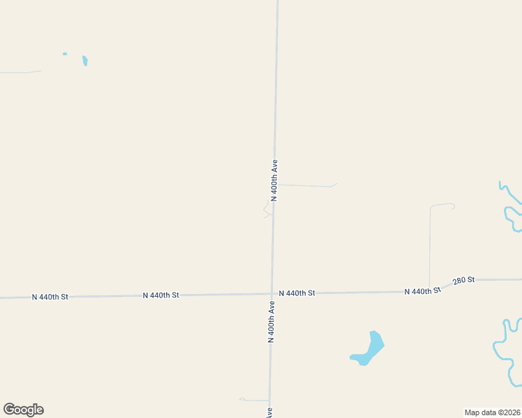 map of restaurants, bars, coffee shops, grocery stores, and more near 43761 North 400th Avenue in Genoa