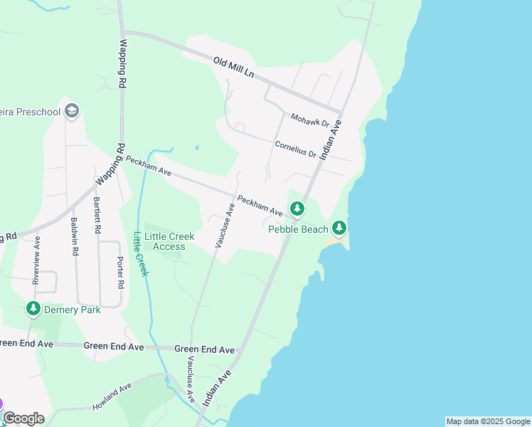 map of restaurants, bars, coffee shops, grocery stores, and more near 1 Indian Terrace in Middletown