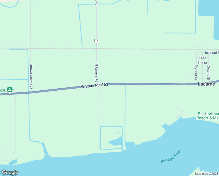 map of restaurants, bars, coffee shops, grocery stores, and more near 6370 West Harbor Road in Port Clinton