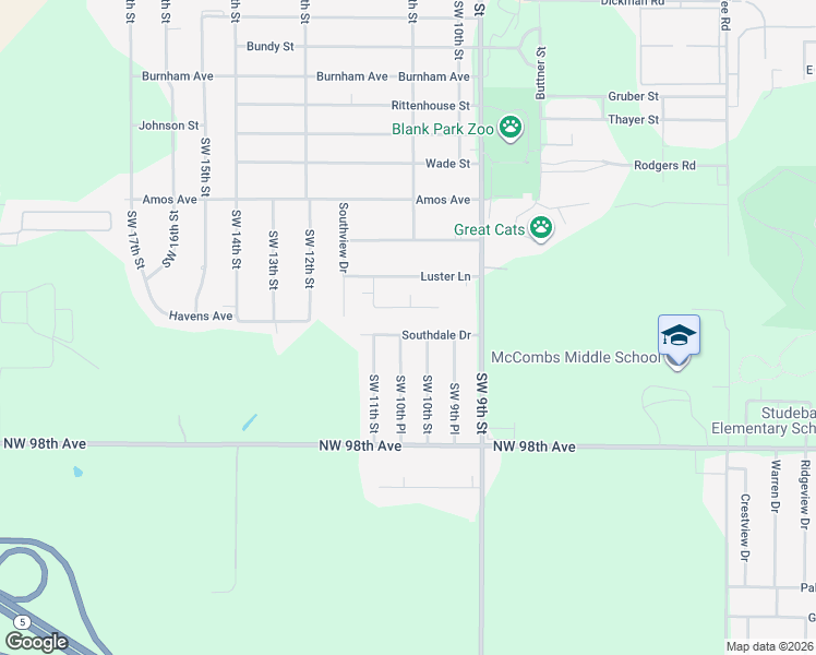 map of restaurants, bars, coffee shops, grocery stores, and more near 1011 Southdale Dr in Des Moines