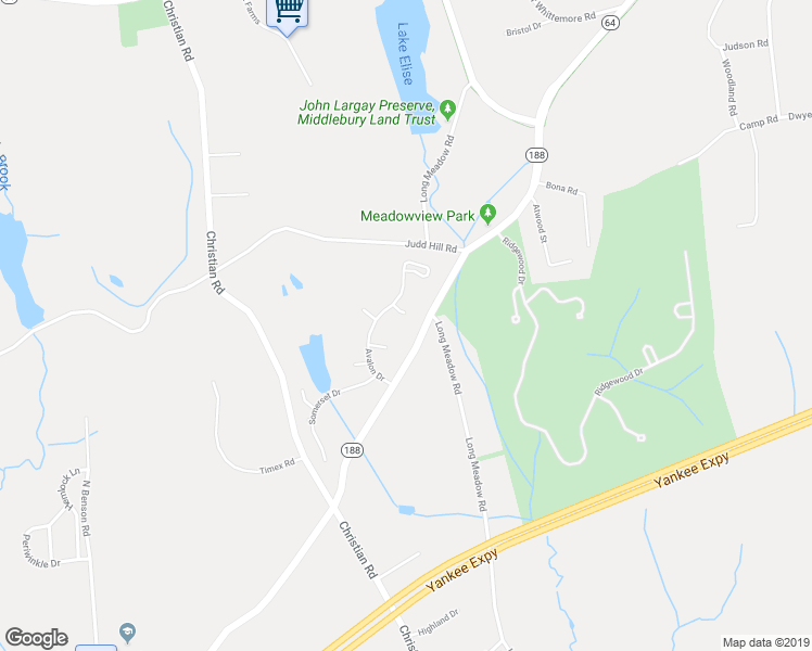 map of restaurants, bars, coffee shops, grocery stores, and more near 4 Kentwood Court in Middlebury