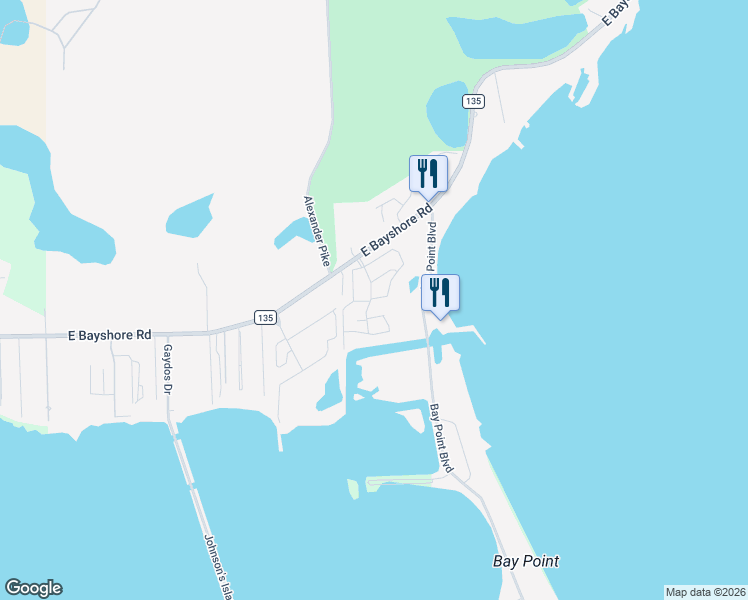 map of restaurants, bars, coffee shops, grocery stores, and more near G119 Legends Lane in Lakeside Marblehead