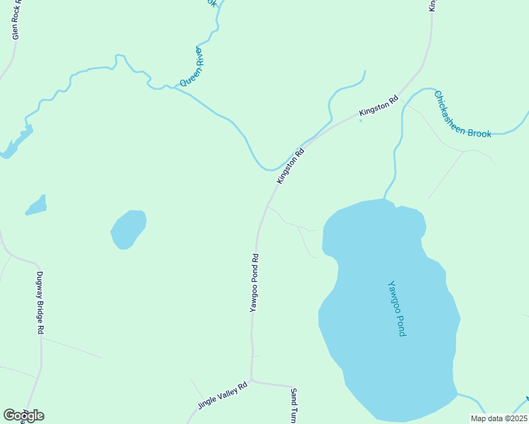 map of restaurants, bars, coffee shops, grocery stores, and more near 287 Yawgoo Pond Road in South Kingstown