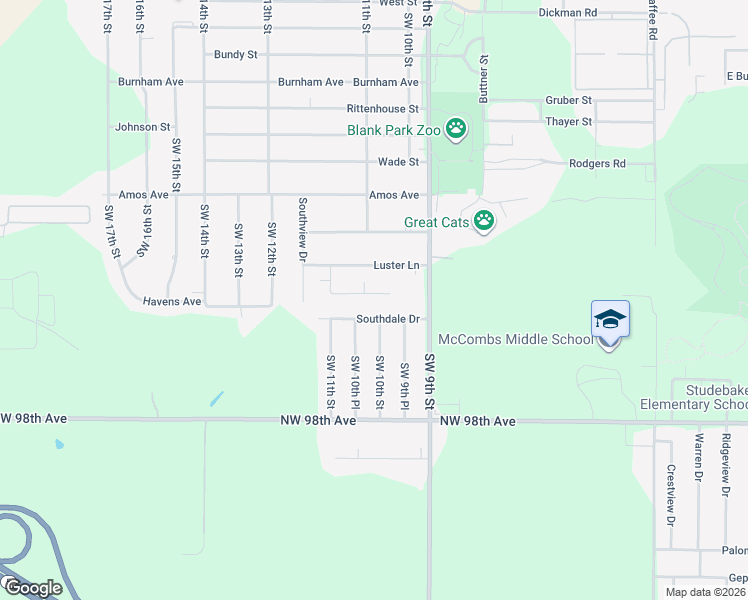 map of restaurants, bars, coffee shops, grocery stores, and more near 1011 Southdale Drive in Des Moines
