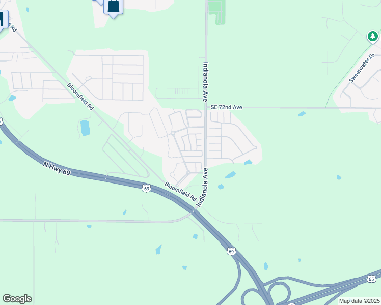 map of restaurants, bars, coffee shops, grocery stores, and more near 2100 Meadow Chase Lane in Des Moines