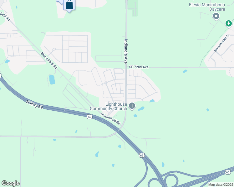 map of restaurants, bars, coffee shops, grocery stores, and more near Meadow Court in Des Moines
