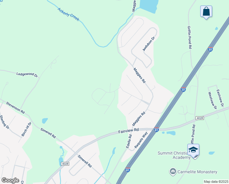 map of restaurants, bars, coffee shops, grocery stores, and more near 5 South Circle in Lackawanna County