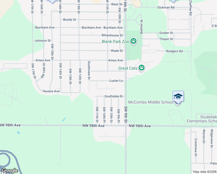 map of restaurants, bars, coffee shops, grocery stores, and more near 1014 Luster Lane in Des Moines