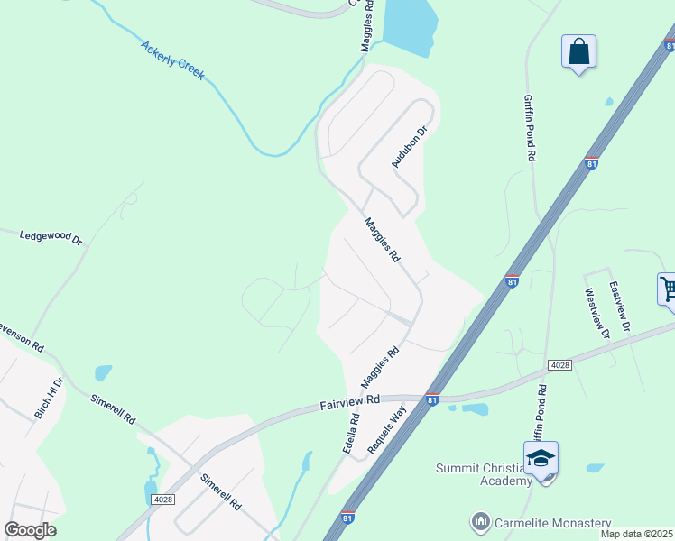 map of restaurants, bars, coffee shops, grocery stores, and more near 308 Royal Oaks Drive in Lackawanna County