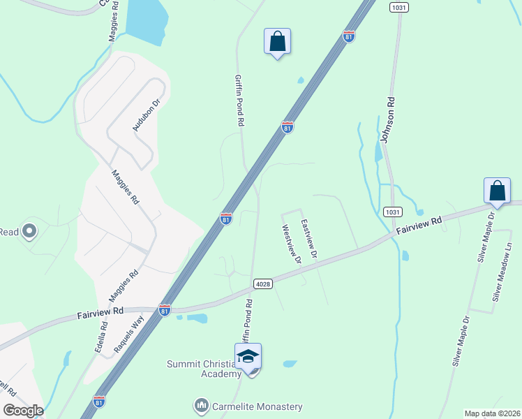 map of restaurants, bars, coffee shops, grocery stores, and more near 854 Griffin Pond Road in Lackawanna County