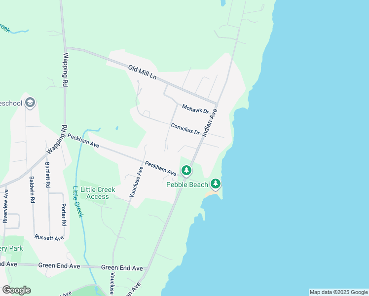 map of restaurants, bars, coffee shops, grocery stores, and more near 22 Indian Avenue in Middletown