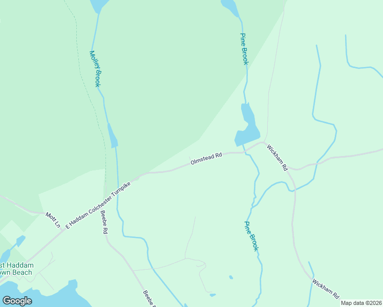 map of restaurants, bars, coffee shops, grocery stores, and more near 23 Olmstead Road in East Haddam