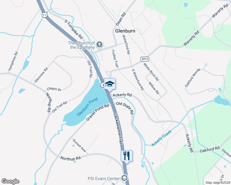 map of restaurants, bars, coffee shops, grocery stores, and more near 112-114 Ackerly Rd in Dalton