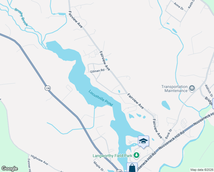 map of restaurants, bars, coffee shops, grocery stores, and more near 71 Fairview Avenue in Hopkinton