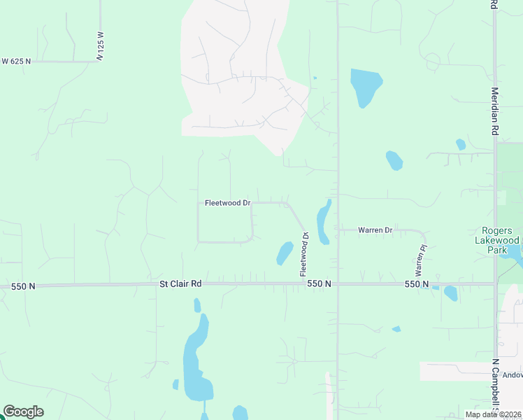 map of restaurants, bars, coffee shops, grocery stores, and more near 599 Fleetwood Drive in Valparaiso