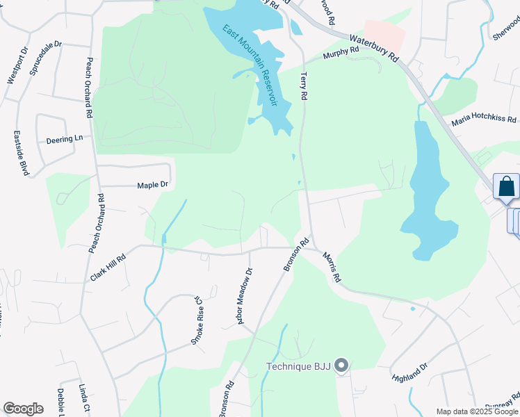 map of restaurants, bars, coffee shops, grocery stores, and more near 18 Wagon Wheel Drive in Prospect