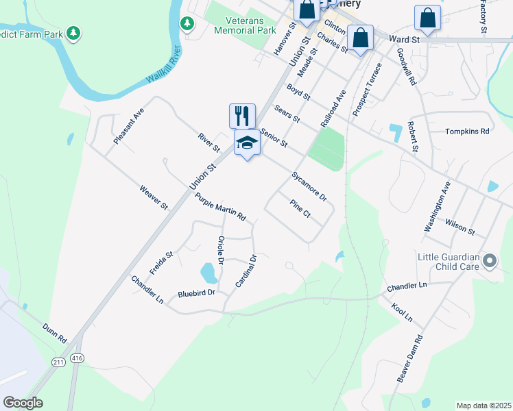 map of restaurants, bars, coffee shops, grocery stores, and more near in Montgomery