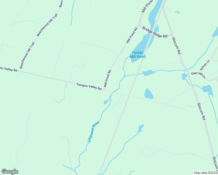 map of restaurants, bars, coffee shops, grocery stores, and more near 155A Yawgoo Valley Rd in Exeter