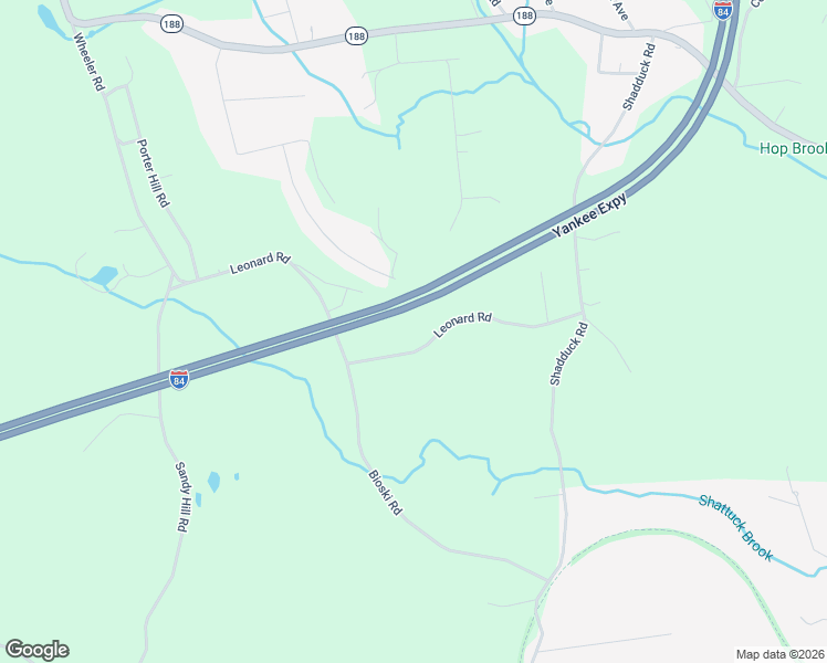 map of restaurants, bars, coffee shops, grocery stores, and more near 276 Leonard Road in Middlebury