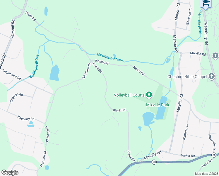 map of restaurants, bars, coffee shops, grocery stores, and more near 76 Plank Road in Prospect