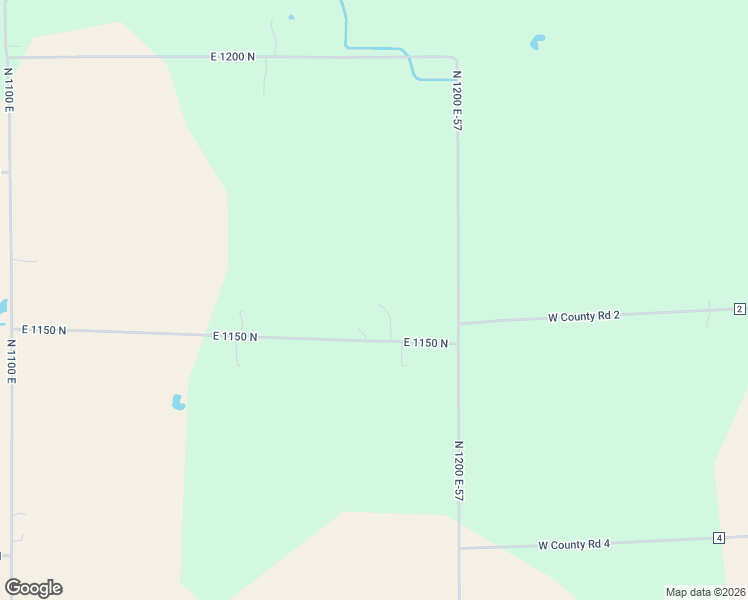 map of restaurants, bars, coffee shops, grocery stores, and more near 11799 East 1150 North in Kendallville