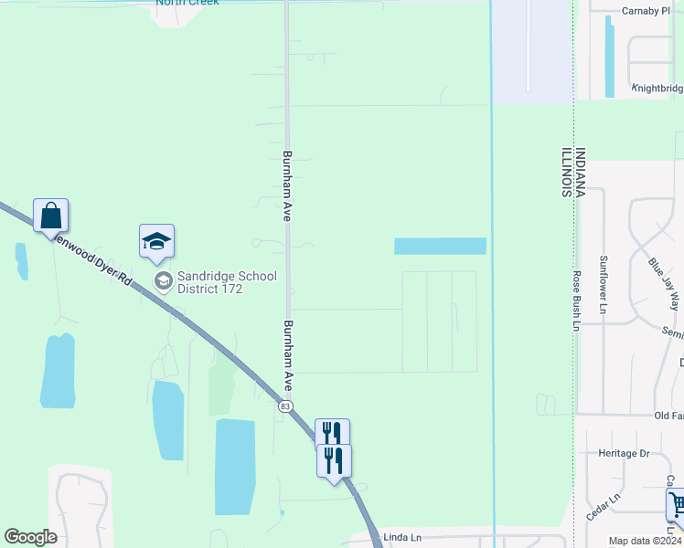 map of restaurants, bars, coffee shops, grocery stores, and more near 20741 Burnham Avenue in Lynwood