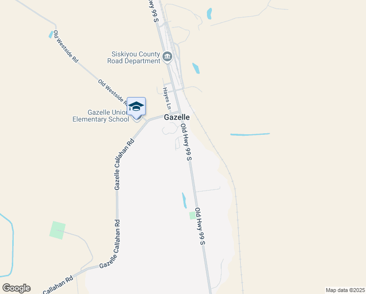 map of restaurants, bars, coffee shops, grocery stores, and more near 18625 Old Highway 99 South in Gazelle