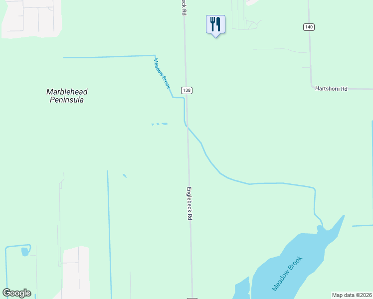 map of restaurants, bars, coffee shops, grocery stores, and more near 652-1598 Township Highway 138 in Lakeside Marblehead