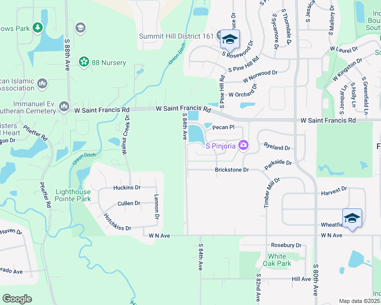 map of restaurants, bars, coffee shops, grocery stores, and more near 8335 Chestnut Court in Frankfort