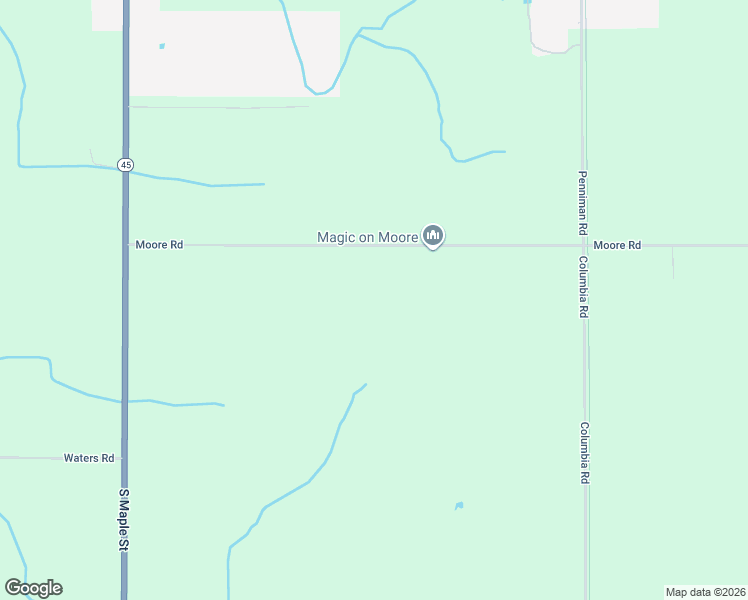 map of restaurants, bars, coffee shops, grocery stores, and more near 3028 Moore Rd in Orwell
