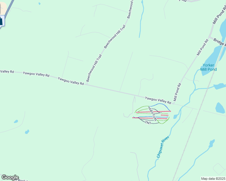 map of restaurants, bars, coffee shops, grocery stores, and more near 277 Yawgoo Valley Road in Exeter