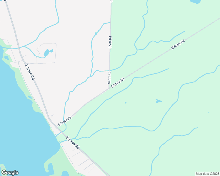 map of restaurants, bars, coffee shops, grocery stores, and more near 145 East State Road in Jamestown