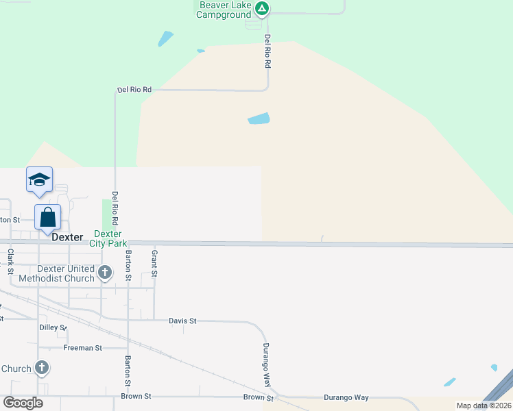 map of restaurants, bars, coffee shops, grocery stores, and more near in Dexter