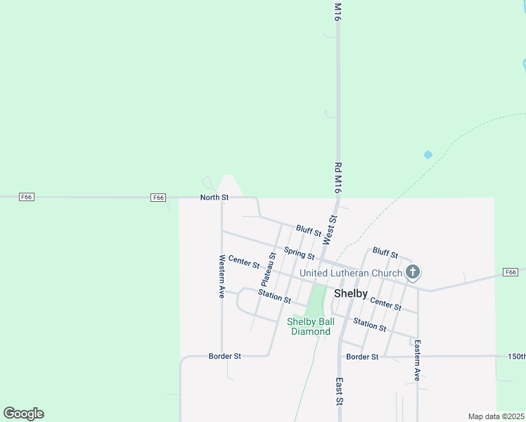 map of restaurants, bars, coffee shops, grocery stores, and more near 707 Bluff Street in Shelby