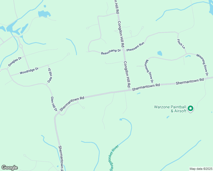 map of restaurants, bars, coffee shops, grocery stores, and more near 705 Shermantown Road in North Kingstown