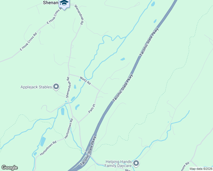 map of restaurants, bars, coffee shops, grocery stores, and more near 24 Weitz Road in Hopewell Junction