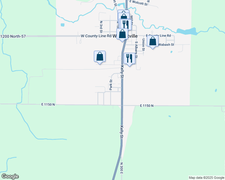 map of restaurants, bars, coffee shops, grocery stores, and more near 134 Lovette Street in Wolcottville