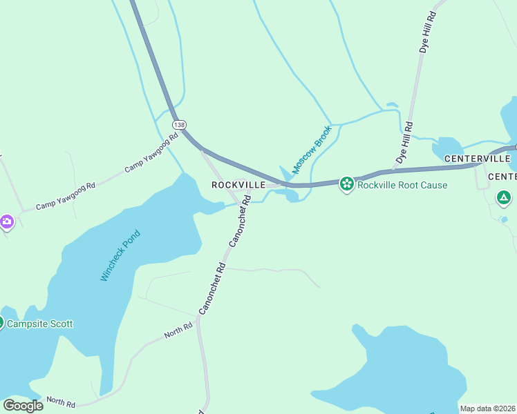 map of restaurants, bars, coffee shops, grocery stores, and more near 332 Canonchet Road in Hopkinton