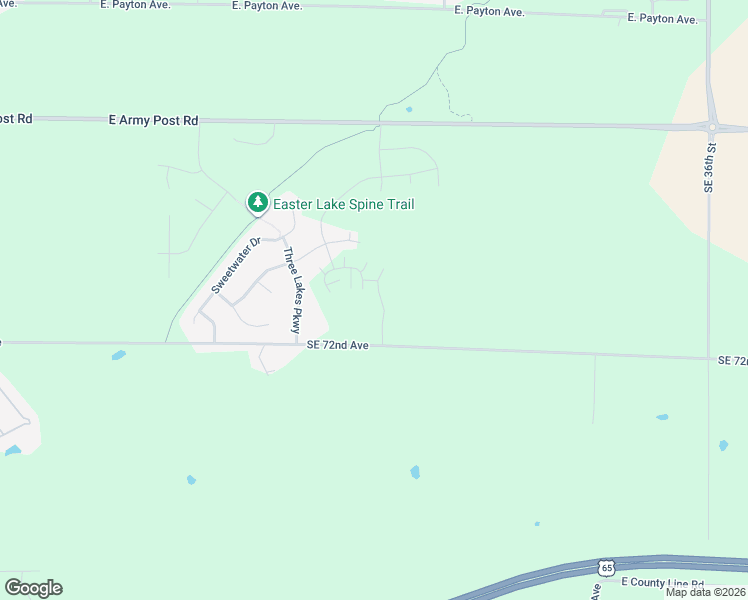 map of restaurants, bars, coffee shops, grocery stores, and more near 3010 East Pine Avenue in Des Moines